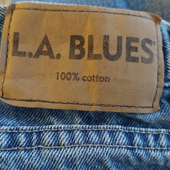 𝅺LA Blues Women's Jeans, Light Wash, Size 6 Slim Fit - Picture 5 of 12